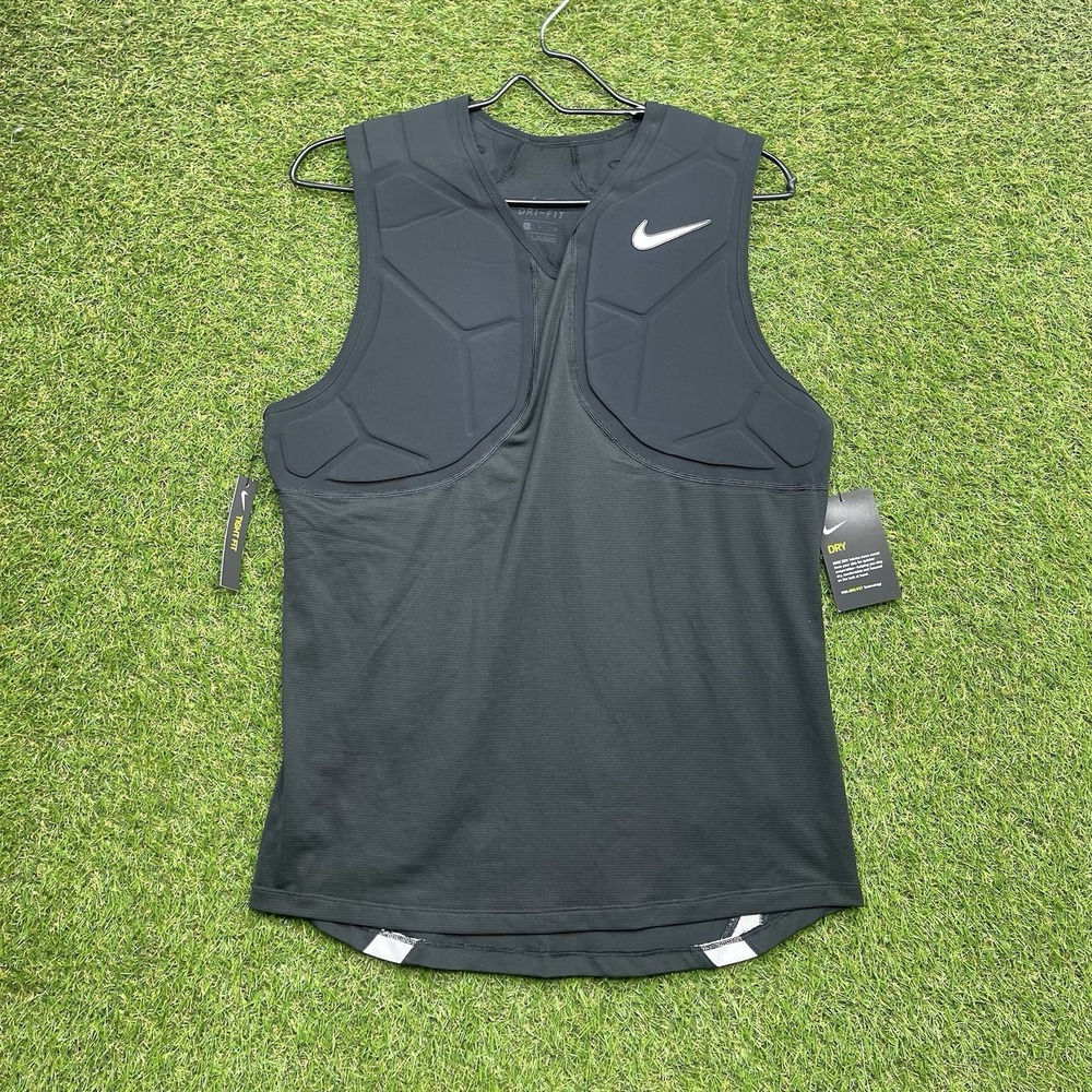 Nike Pro Vaporspeed 2 Football Padded Top Mens Large Tight Fit Black NWT
